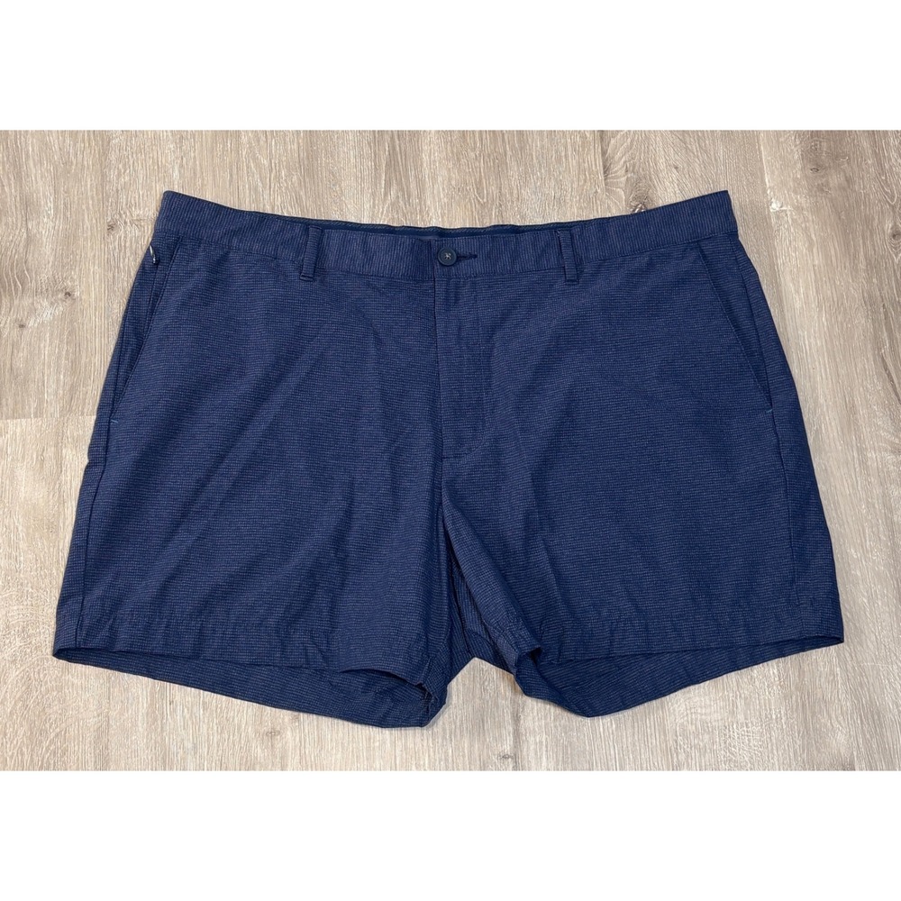 Tommy Bahama Chip Shot Mens 42 Navy Blue Flat Front Golf Shorts 5"‎ Inseam